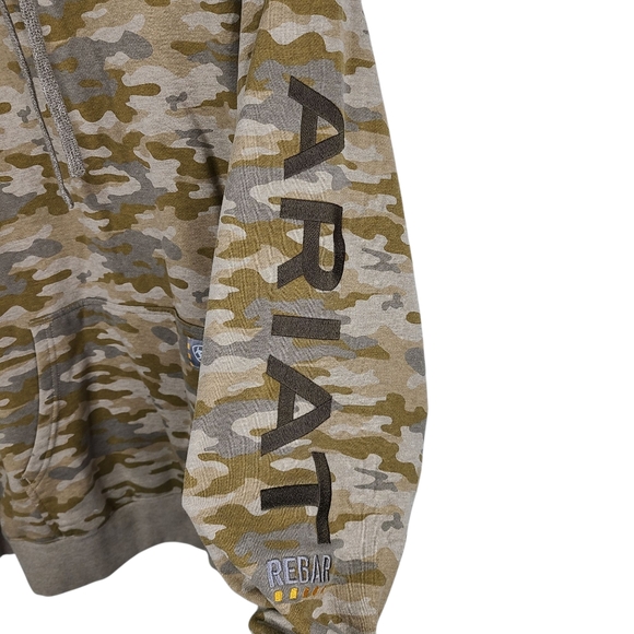 Ariat Rebar Camouflage Graphic Hoodie Women's Size XXL - Picture 9 of 16